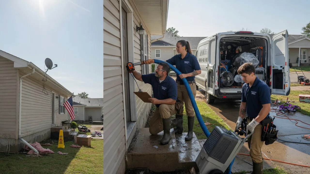 Ceiling Water Damage Restoration in Coon Valley, WI near me
